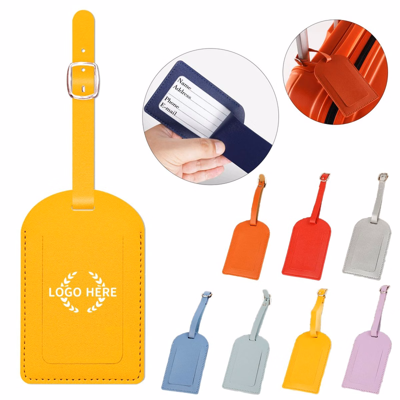 Personalized PU Leather Luggage Tag