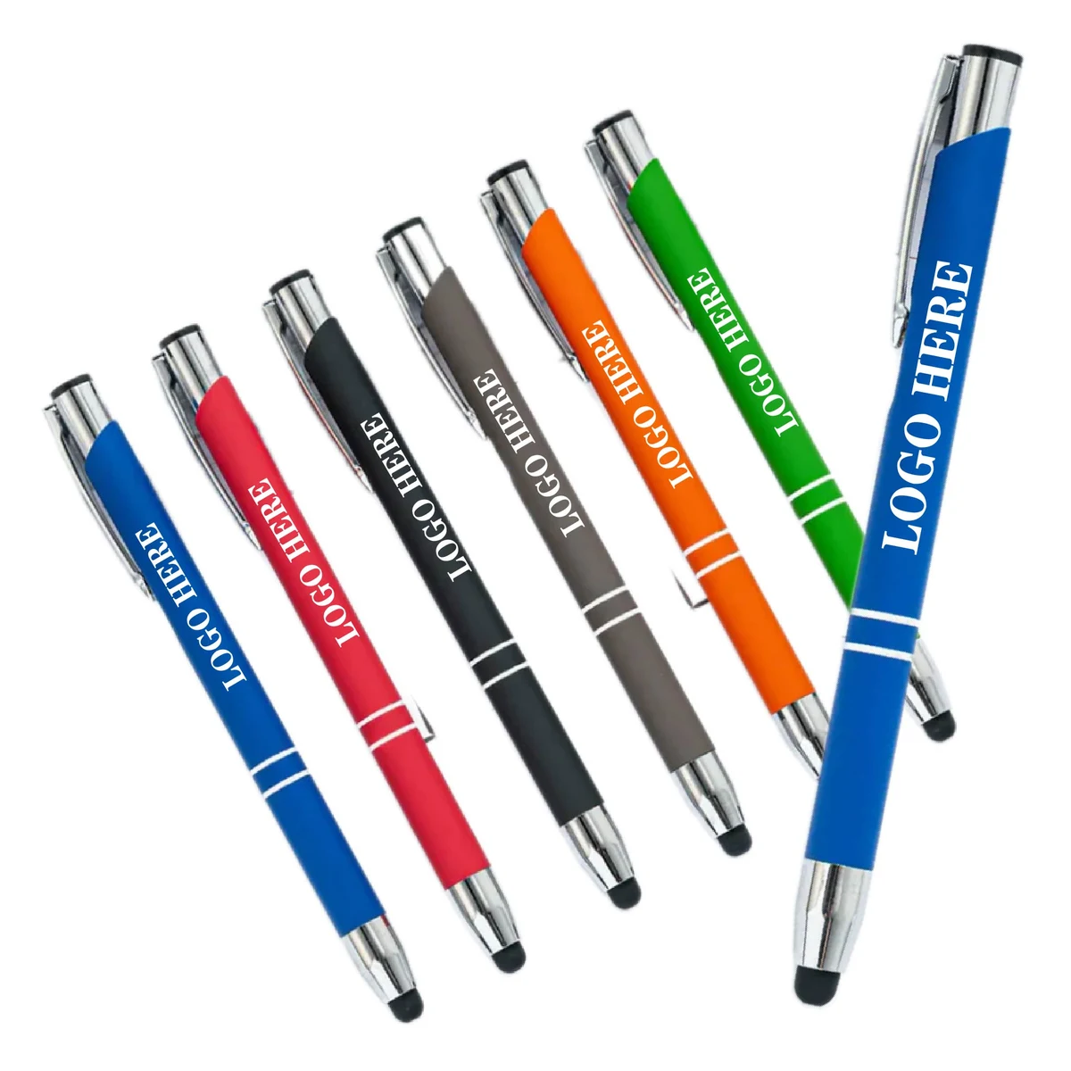 2-In-1 Metal Ballpoint Pens With Stylus 1