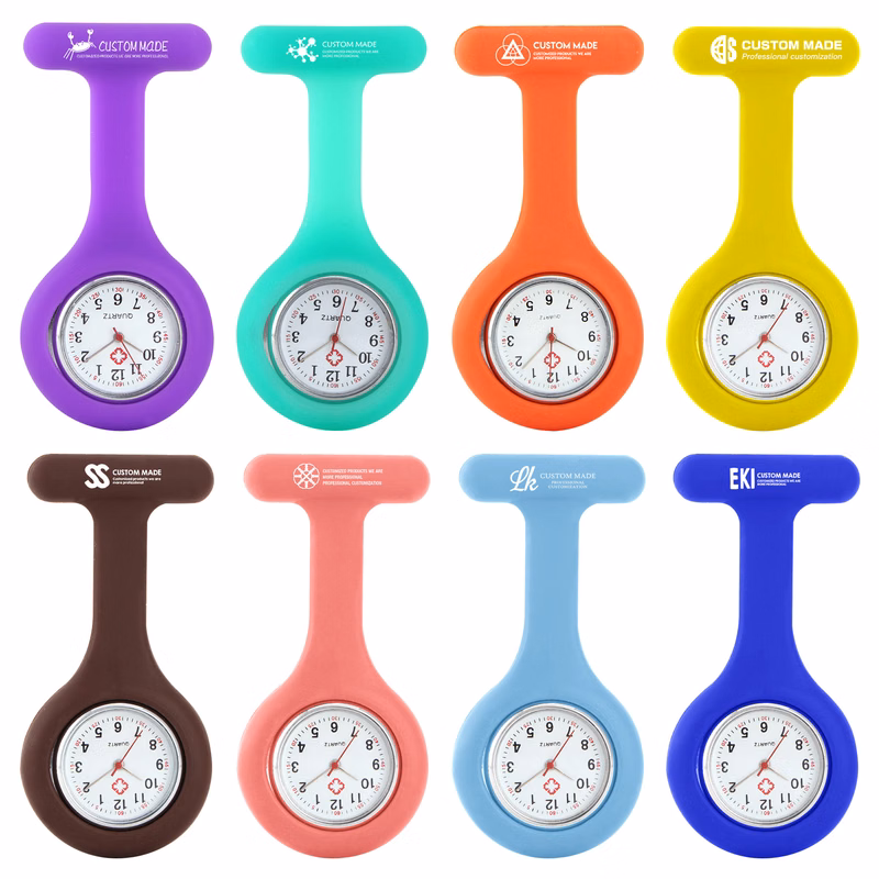 Silicone Nurse Pocket Watch with Pin