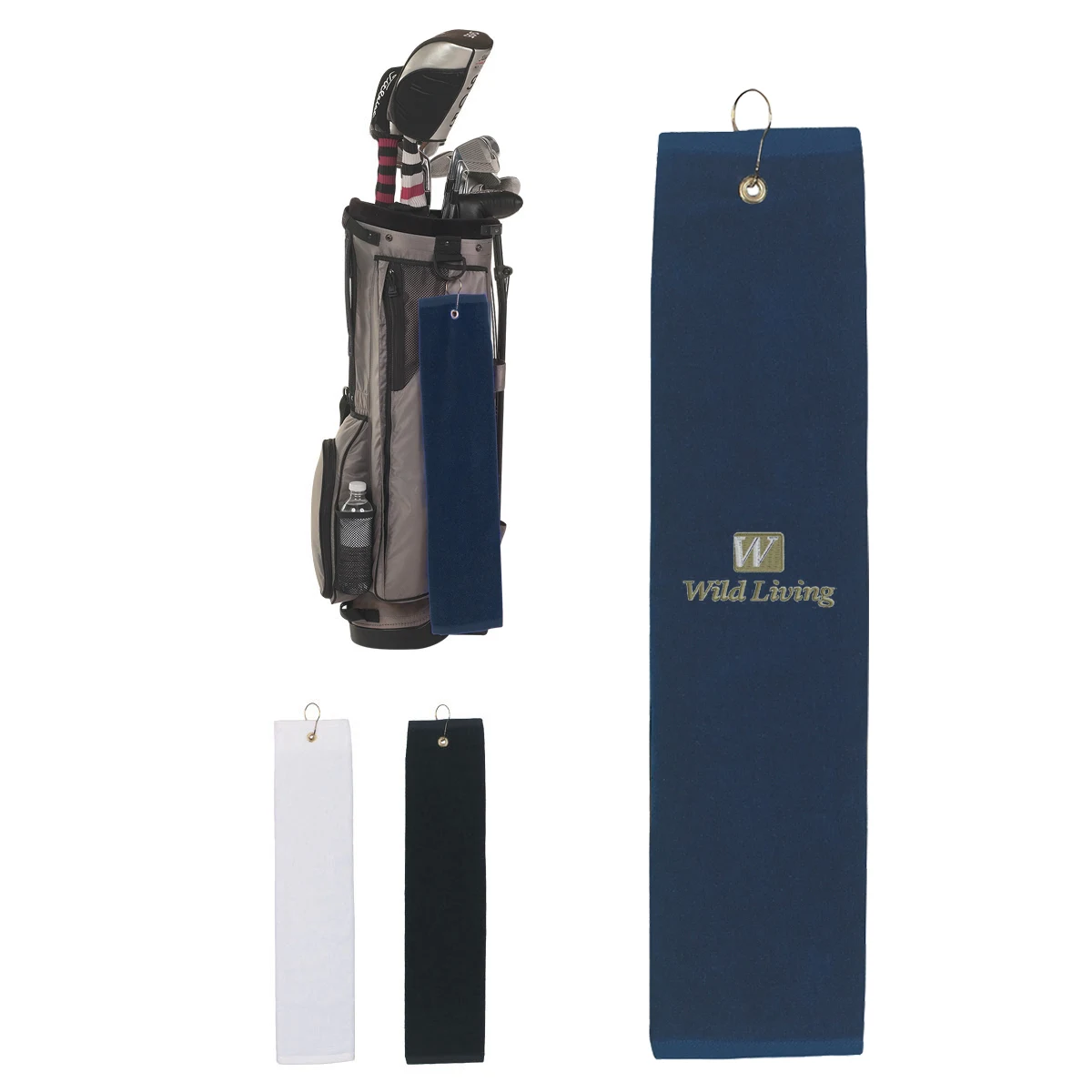 Folded Golf Towel 1