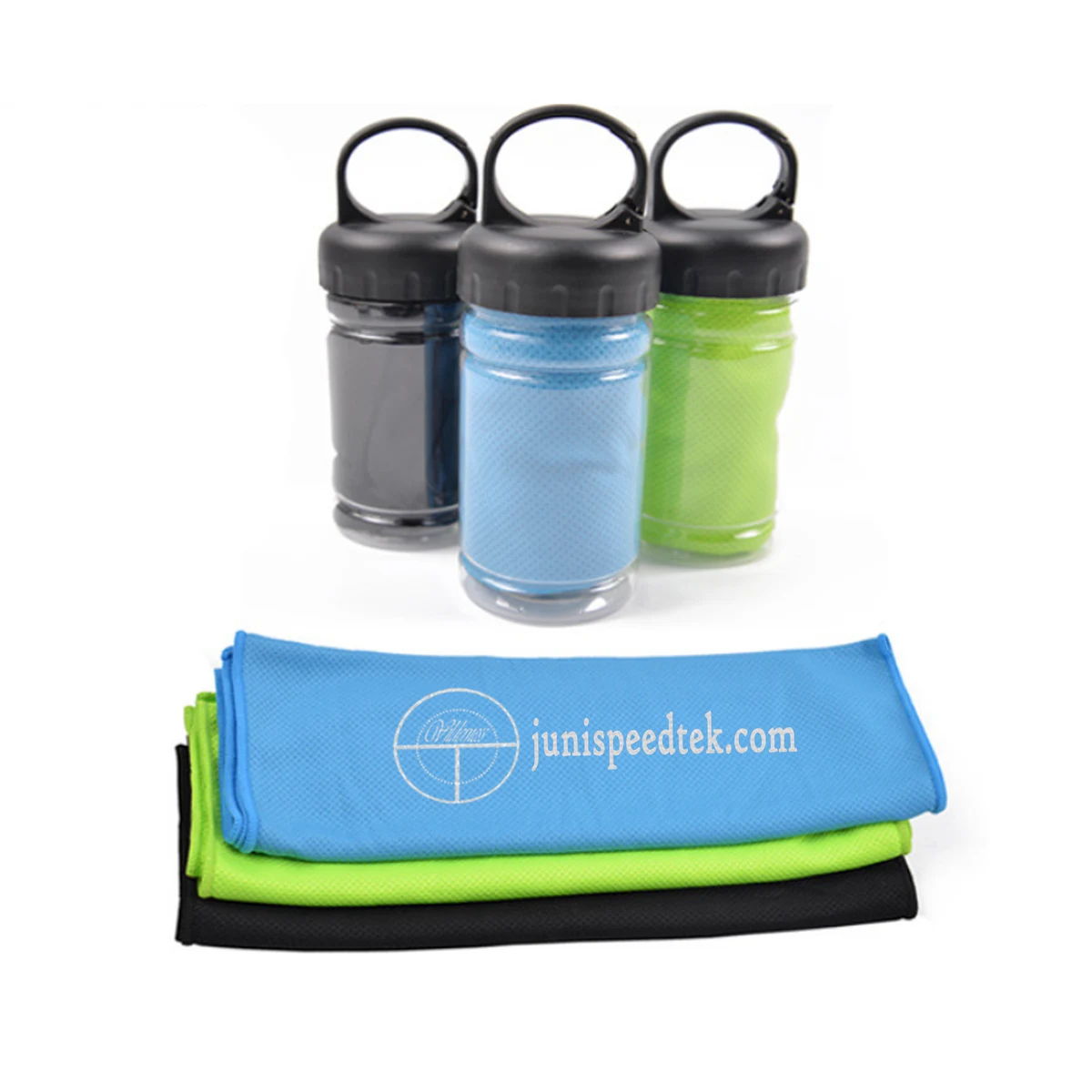 Cooling Towel in Hand Bottle 1