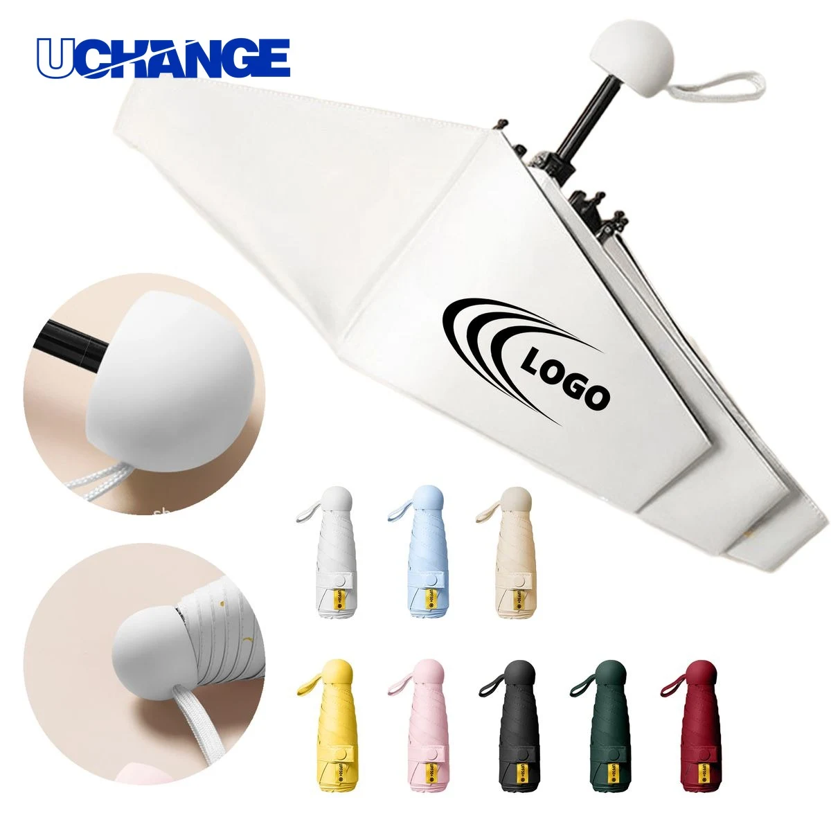Portable 5 Fold Umbrella For Travel 1