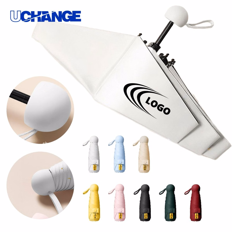 Portable 5 Fold Umbrella For Travel