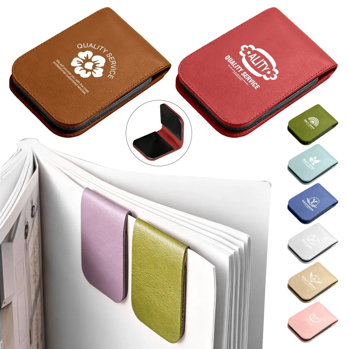 Cultural-Themed Leather Magnetic Bookmarks 1
