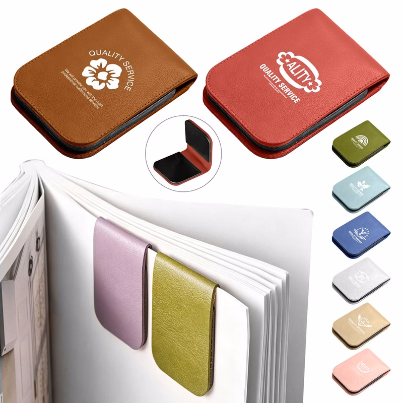 Cultural-Themed Leather Magnetic Bookmarks