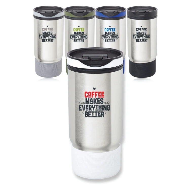 17oz. Ribbed Travel Mug 1