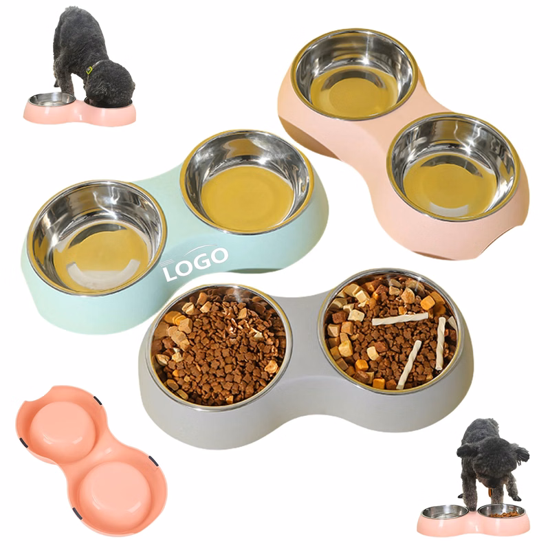 Double Dog Water and Food Bowls