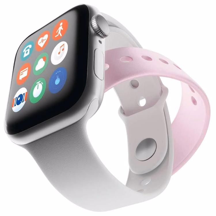 Smart Watch - 1.44" White/Pink