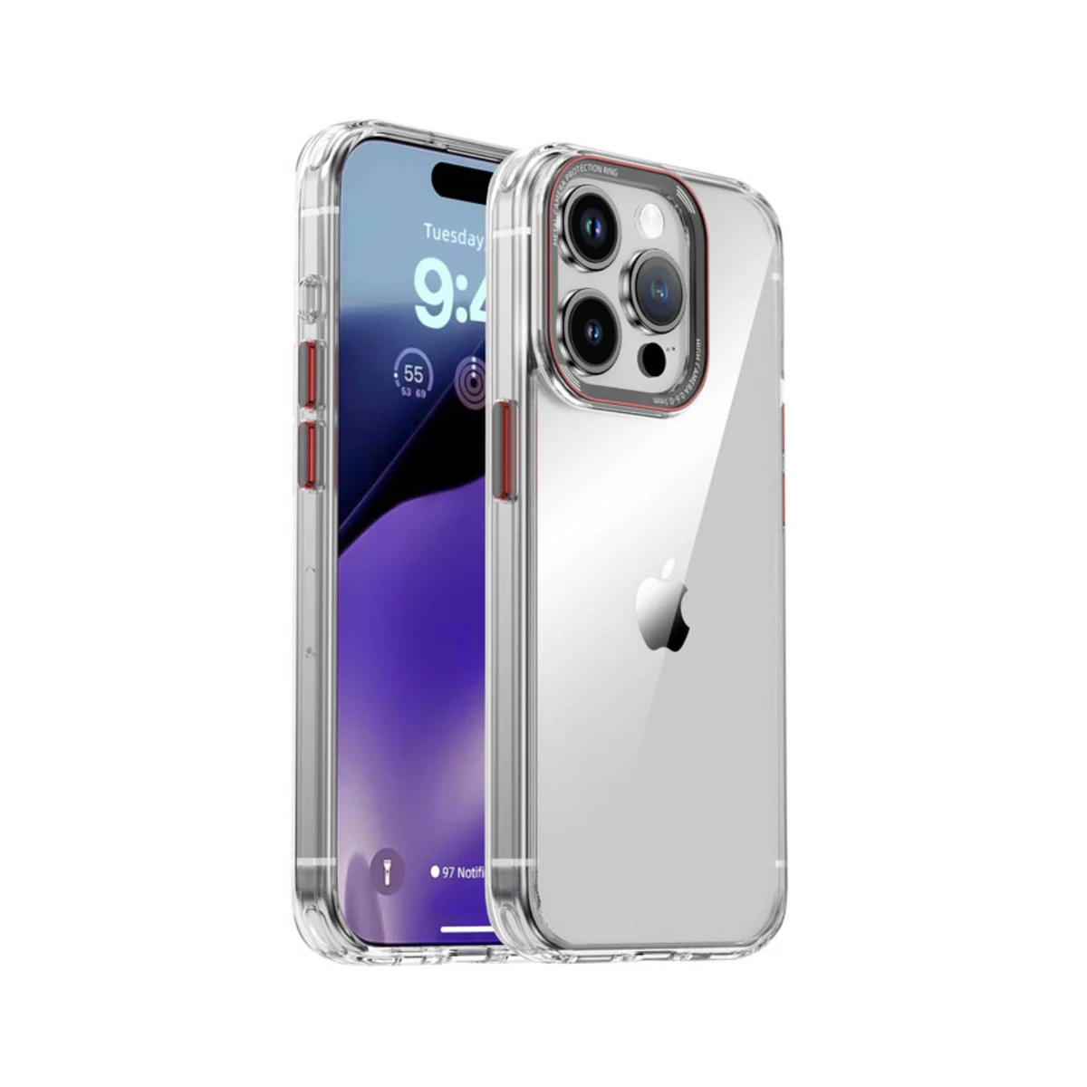 Metal Button Mobile Phone Case 1