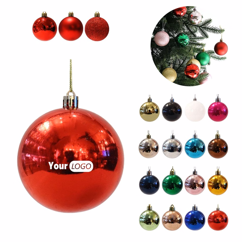 Custom Logo Christmas Tree Ball Ornament