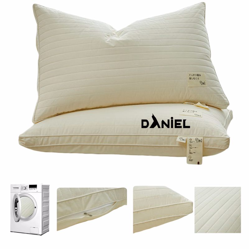 Luxury Silk Cotton Pillow With Feather Touch