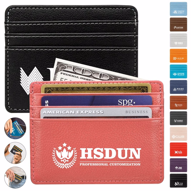 PU Card Holder 4" L x 3 3/20" W