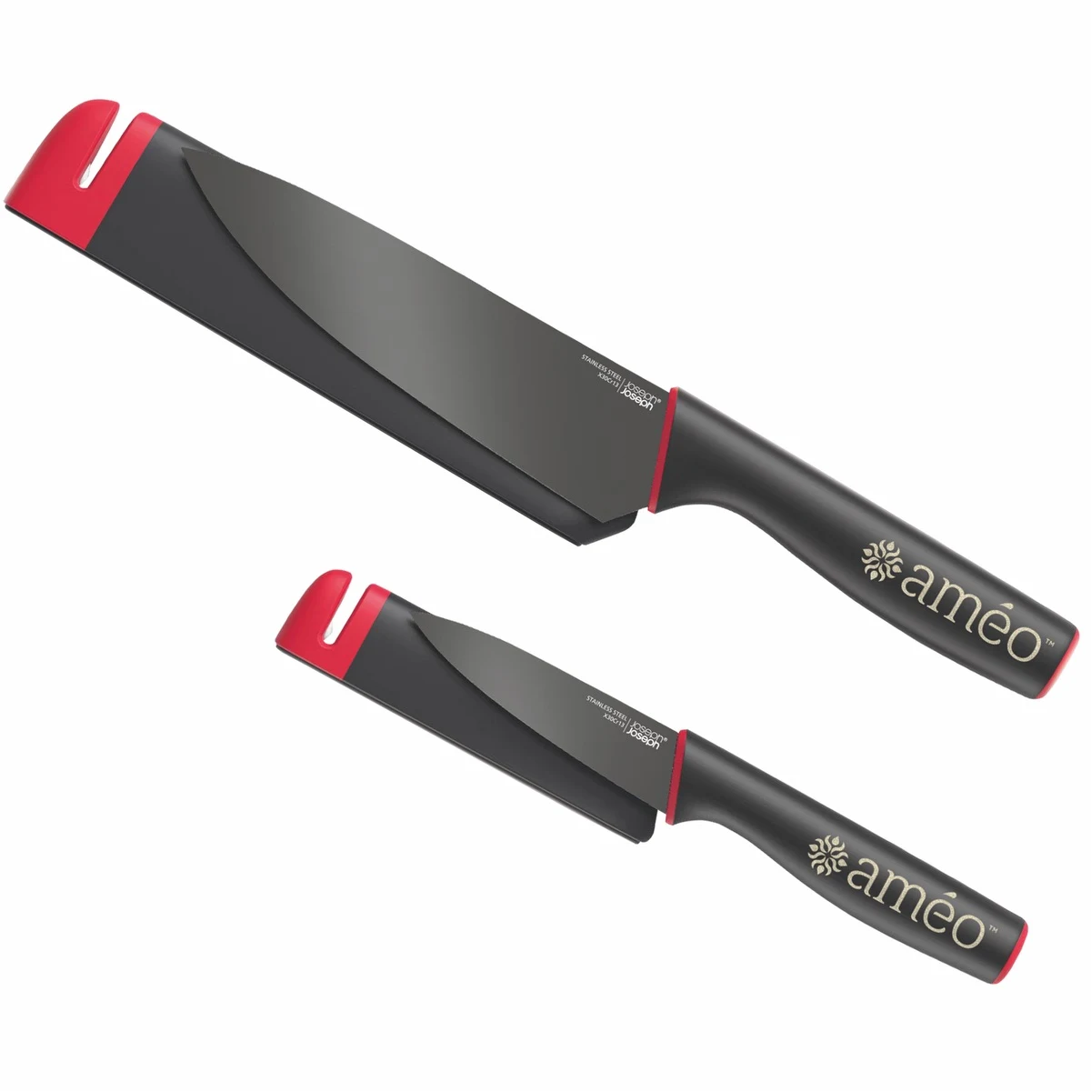Joseph Joseph® Slice&Sharpen™ 2 Knives w/ Sheaths 1