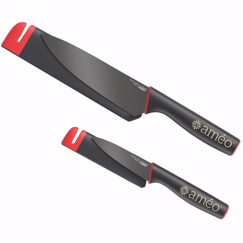 Joseph Joseph® Slice&Sharpen™ 2 Knives w/ Sheaths