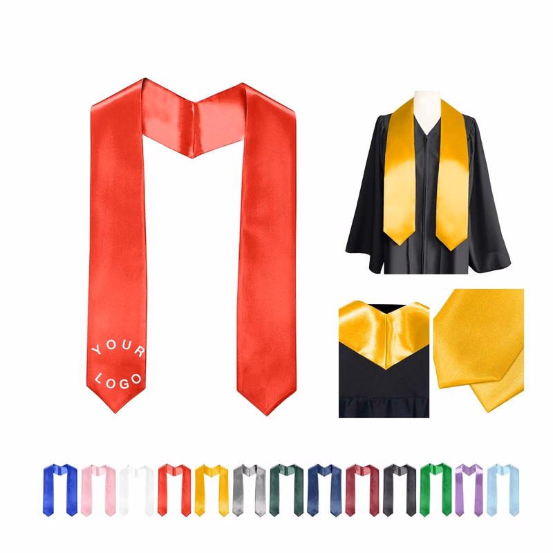 Satin Recognition Sash with Logo Space