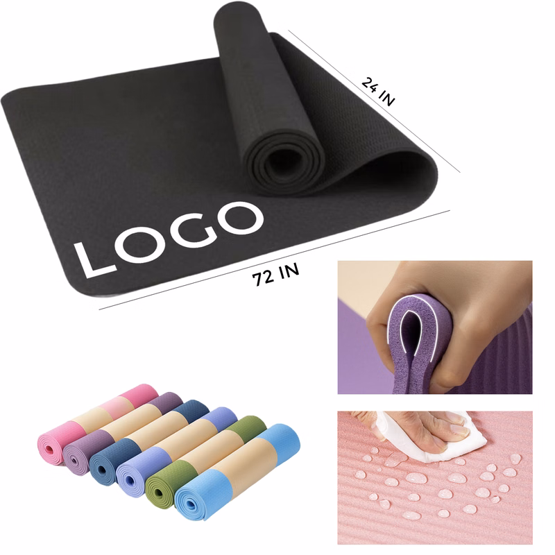 MOQ 1 PCS Eco - Friendly Yoga Mat