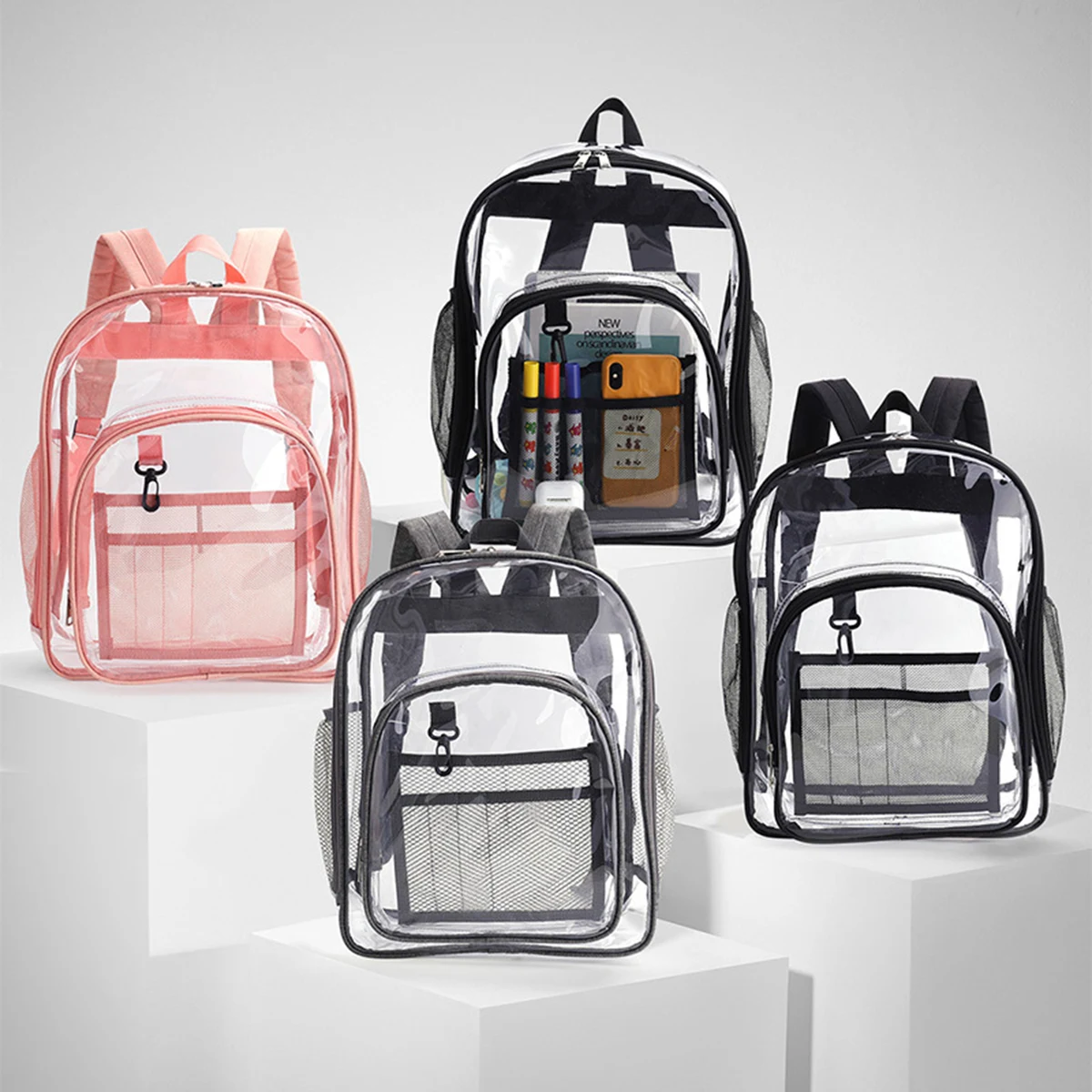 Transparent Clear Backpack 1