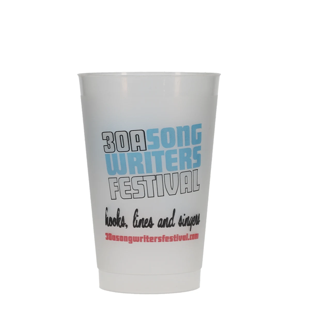 24 oz Frost-Flex Plastic Cup Frosted Hi-Speed Print 1
