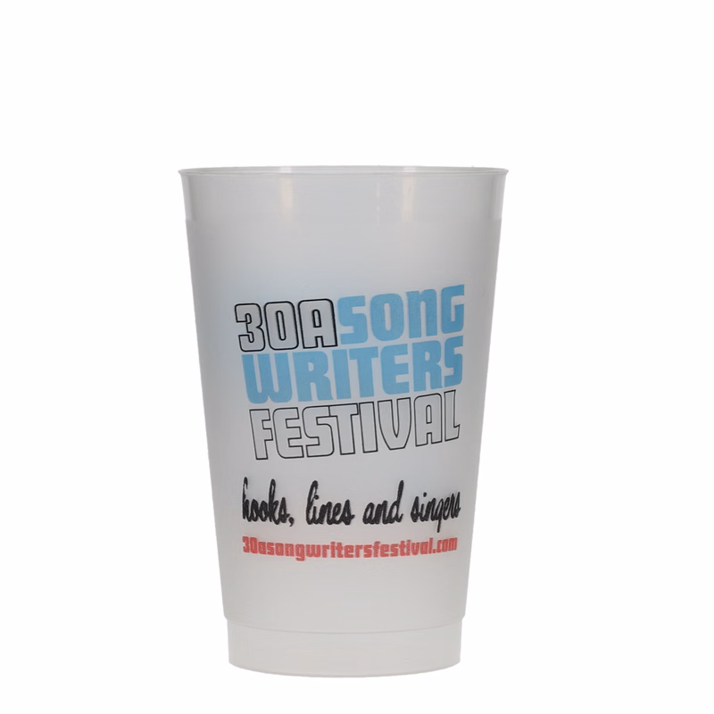 24 oz Frost-Flex Plastic Cup Frosted Hi-Speed Print