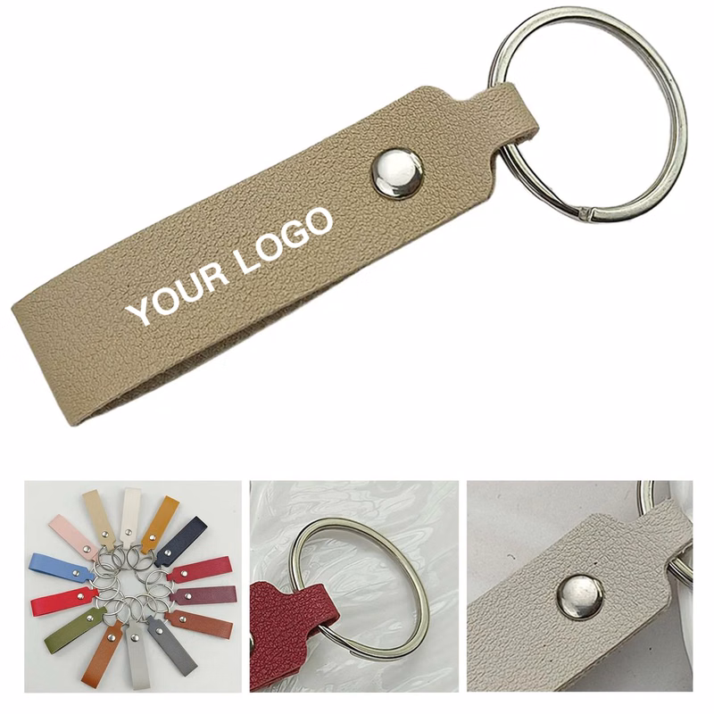 Elegant Leather Keychain for Carrying Keys