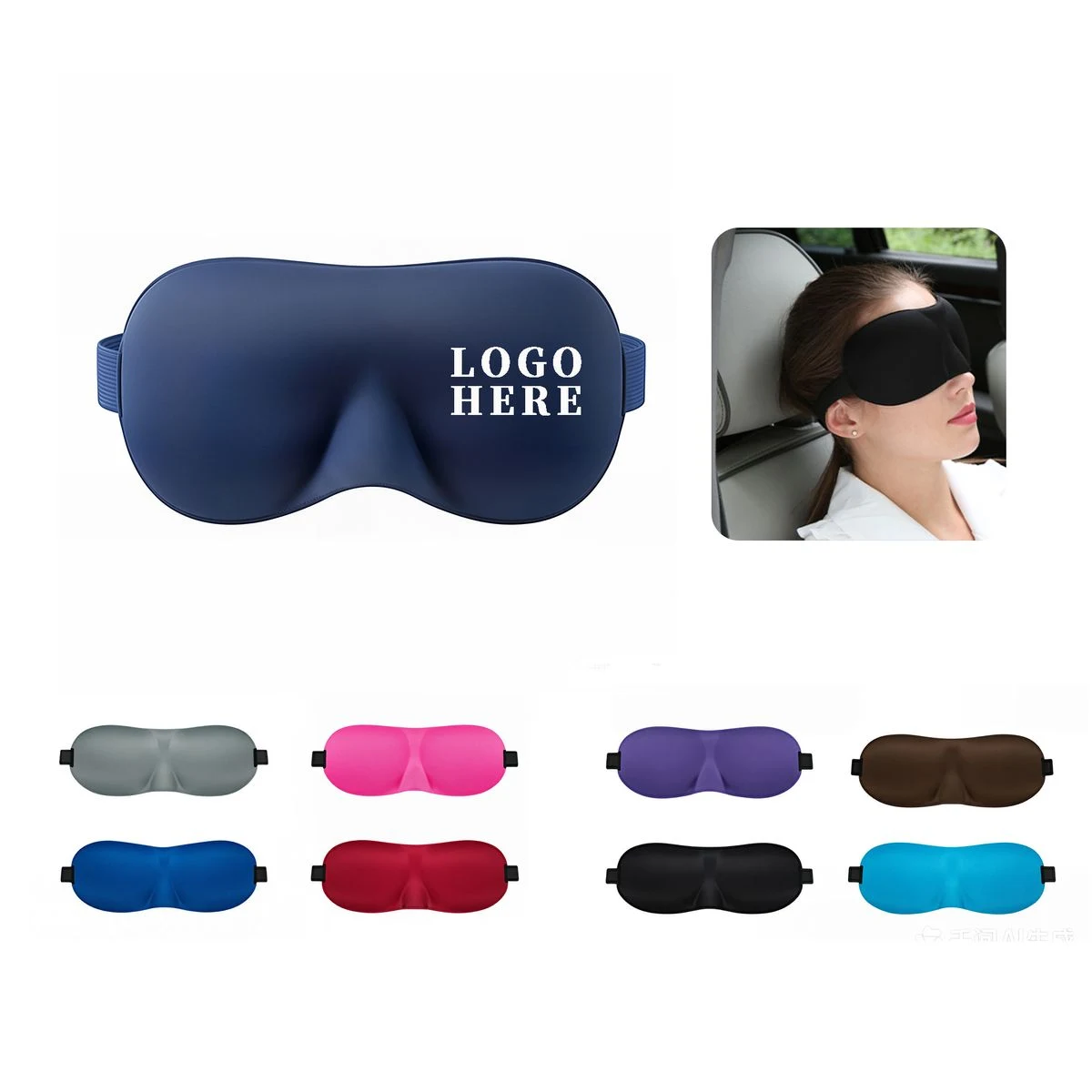 Soft 3D Blackout Travel Eye Sleep Mask 1