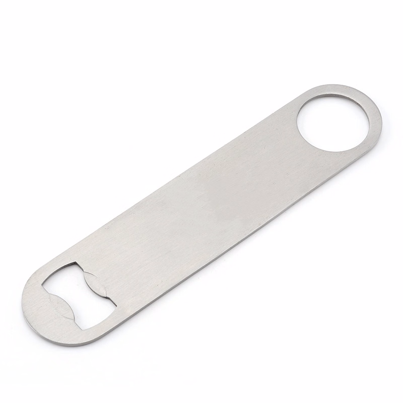 7"L Stainless Steel Bottle Opener without Vinyl Coated