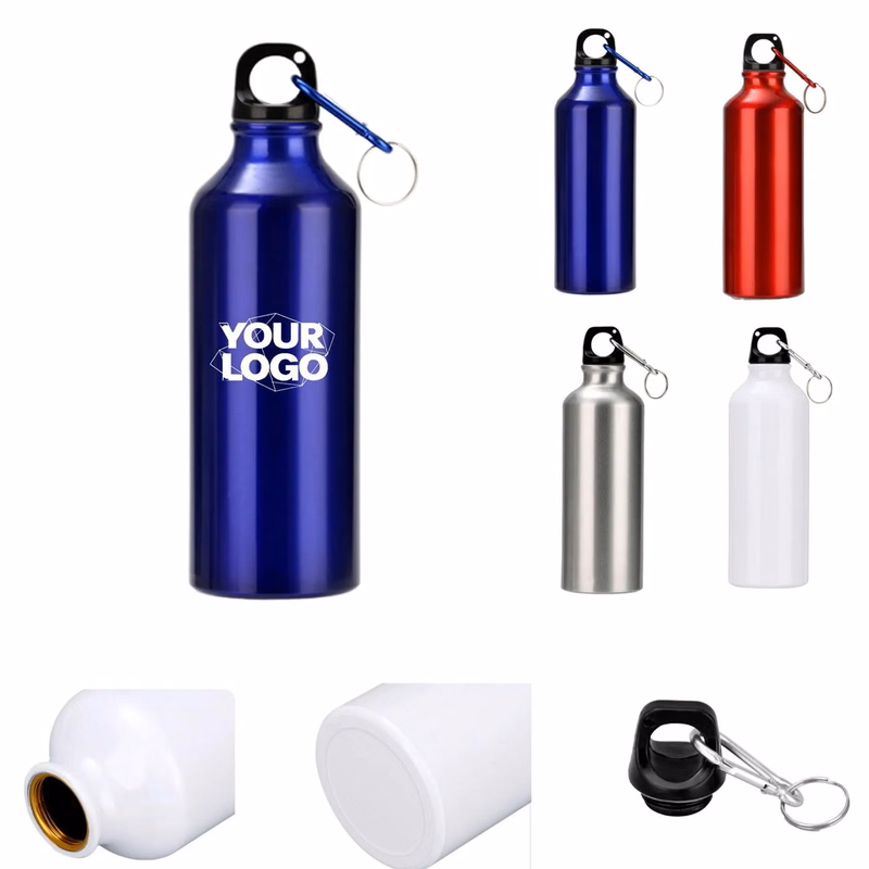 16 Oz Portable Aluminum Sports Water Bottle