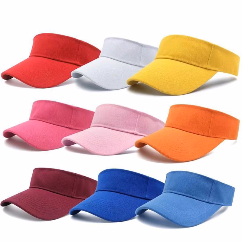 Custom Cotton Twill Unisex Sun Visor Cap Outdoor Sport Visor
