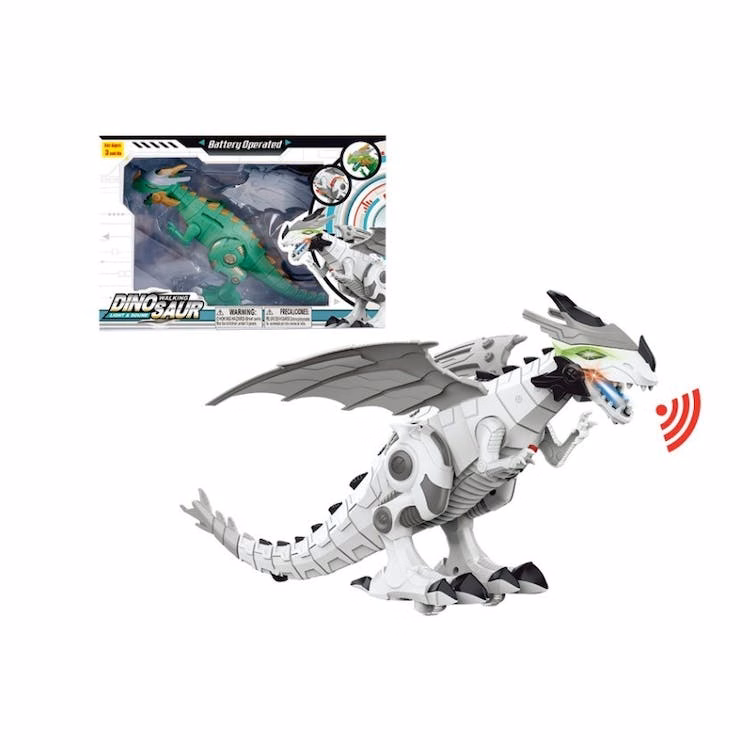 Walking Dinosaur - Lights & Sound Battery Operated 14"