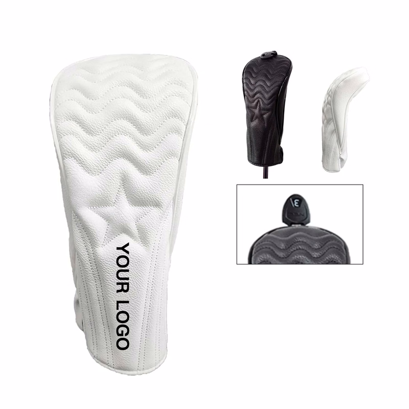 Protective Golf Club Head Cover with Number Tag PU