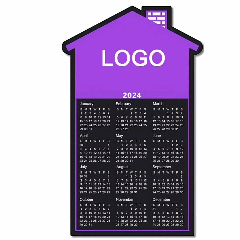 Custom House Shape Calendars(3.75" x 6.12")