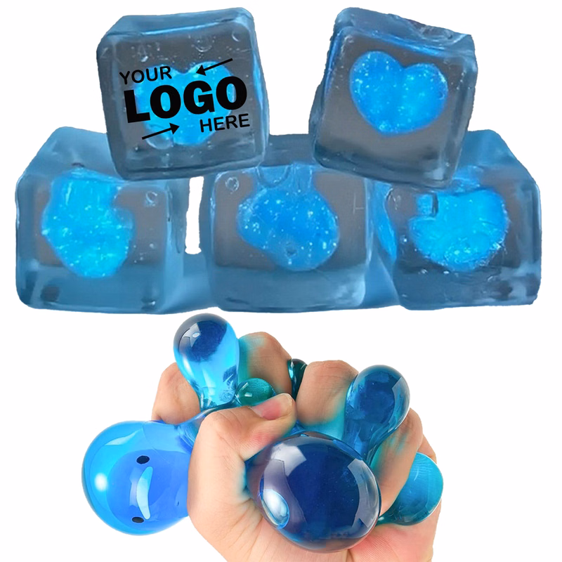Glow In The Dark Heart Shaped Squishy Toy