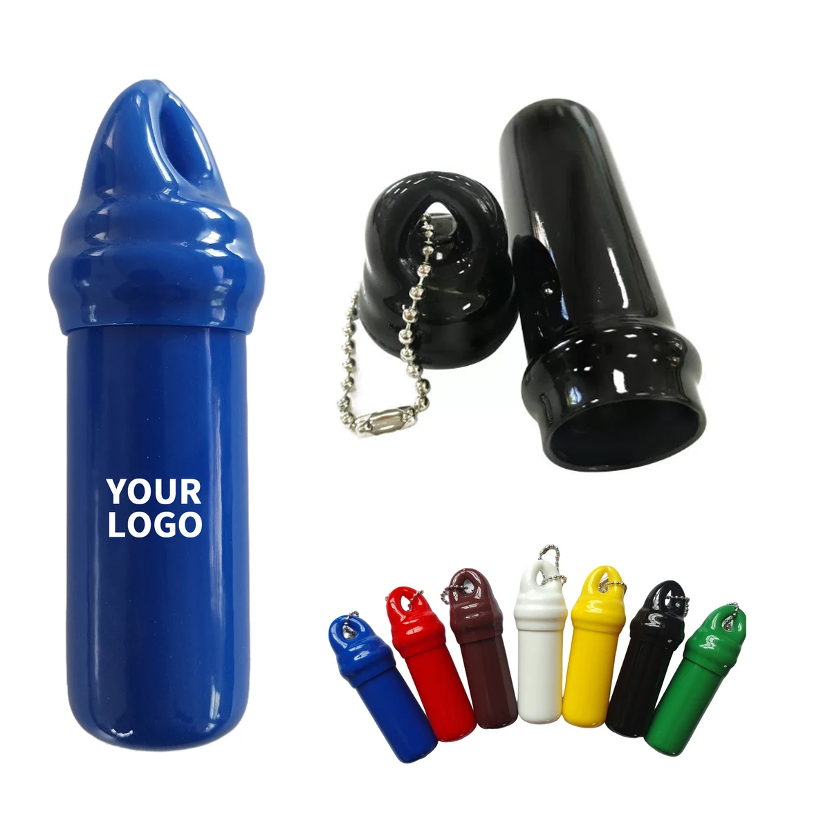 PVC Floating Key Holder With Beaded Ball Chain 1