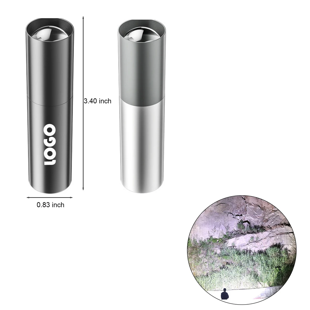 Mini Zoom Flashlight 1