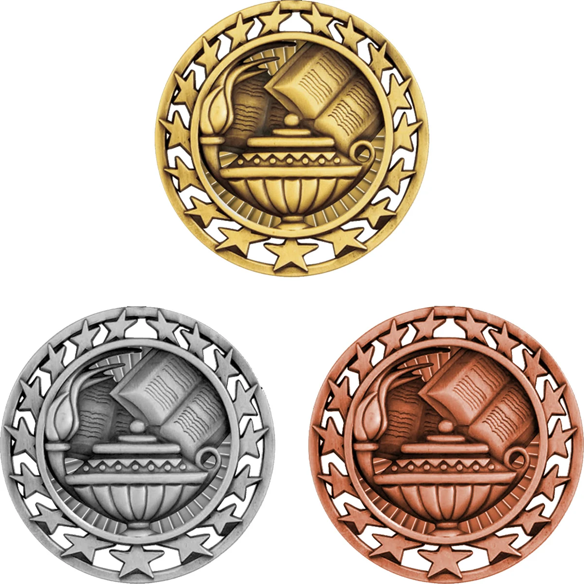Stock Star Sports Medals: Book & Lamp 1