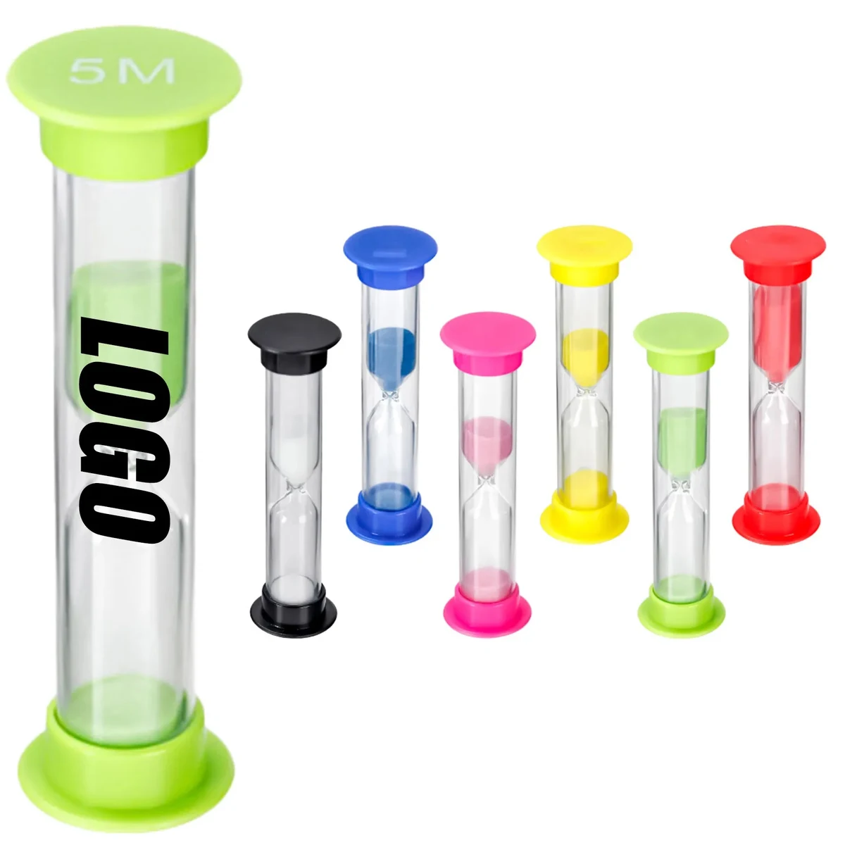 Plastic Board Game Sand timer Colorful Sandglass Hourglass 1