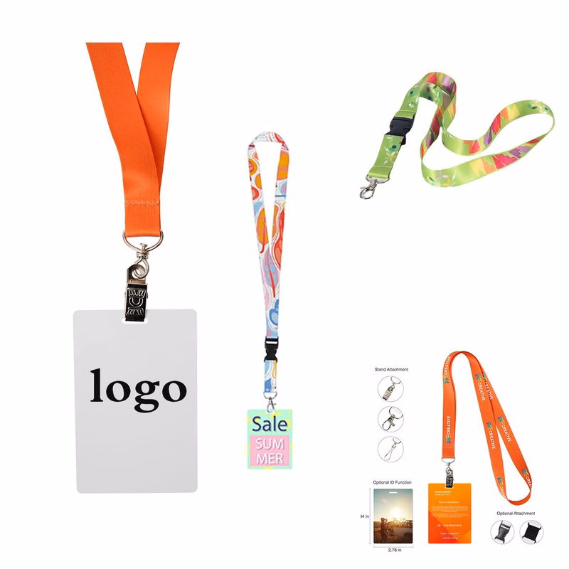3/4" Vibrant Full-Color Sublimated Lanyard with ID


