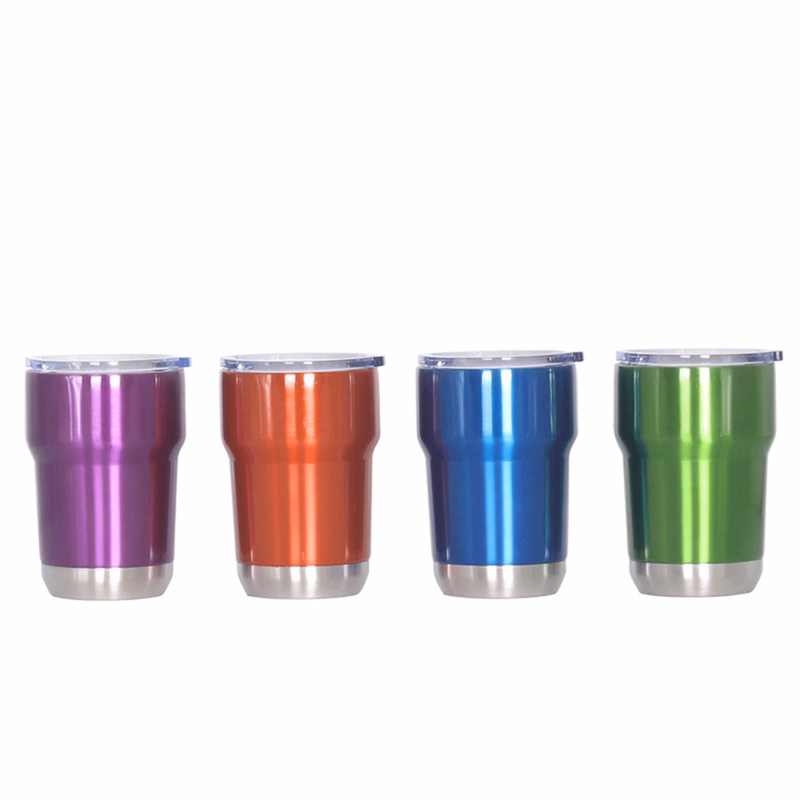 10 Oz. Stainless Steel Vacuum Wine Cup with Lid
