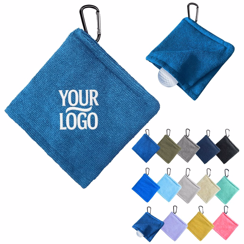 Cotton Golf Cleaning Towel With Clip