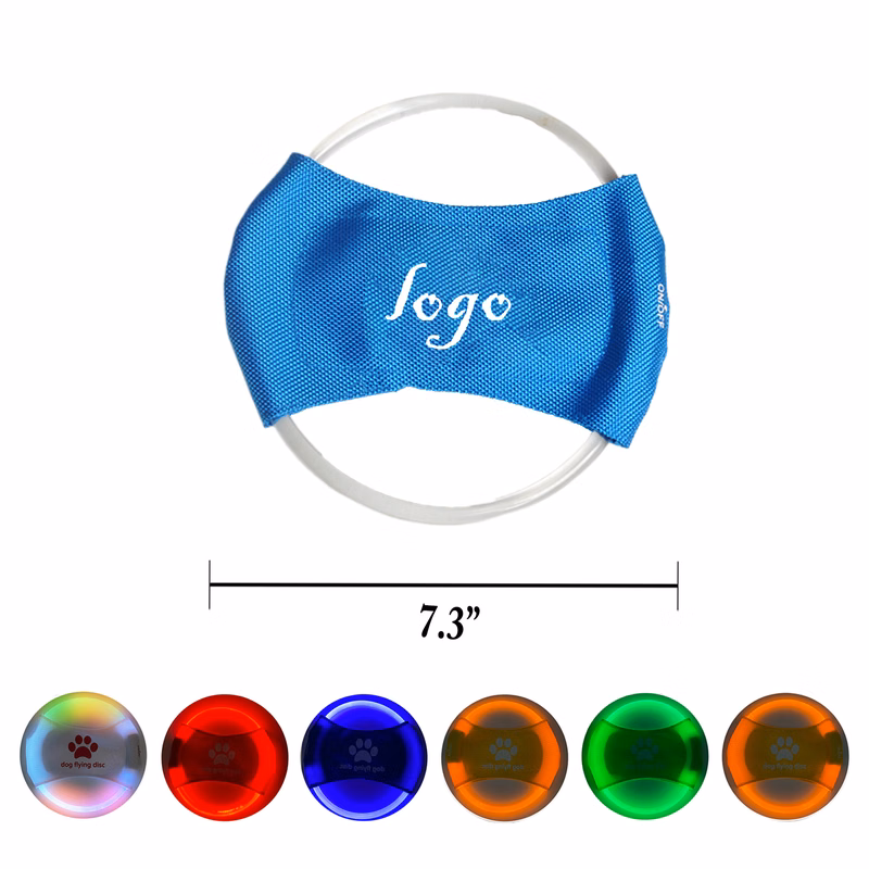 LED Rechargeable Glow Dog Flying Disc