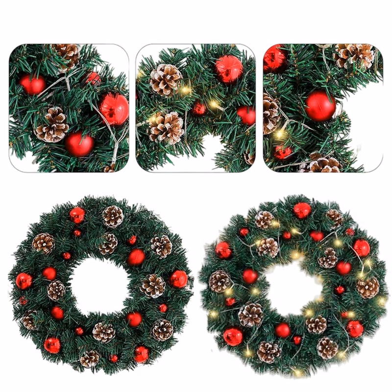 Christmas Wreath Wall Hanging Decor