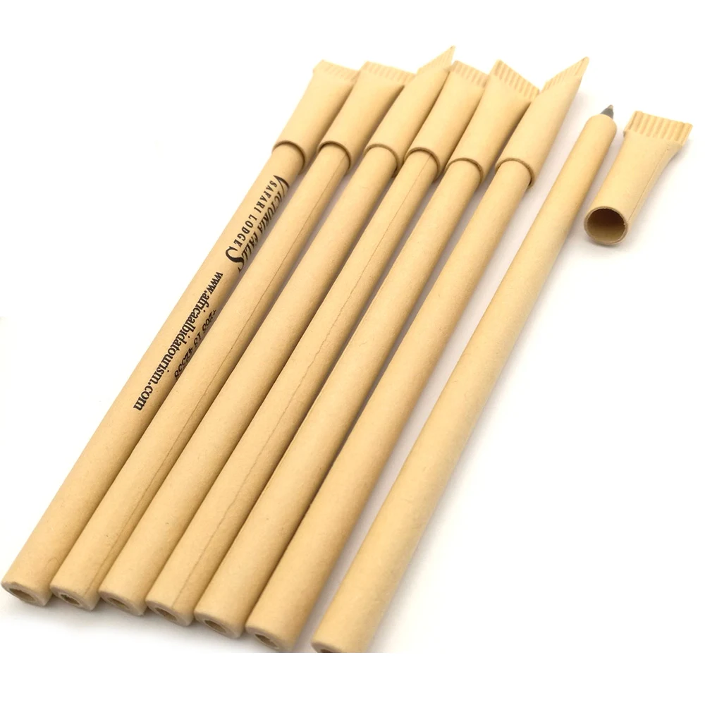 Environmentally friendly paper tube 1.0mm ballpoint pen 1