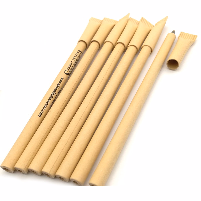 Environmentally friendly paper tube 1.0mm ballpoint pen