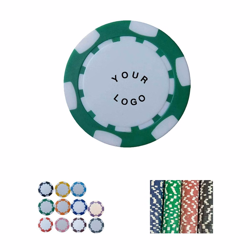 Casino Style Poker Chips with Iron Inserts
