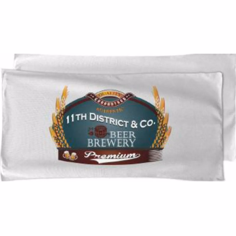 Sublimated Half-Bleed Microfiber Terry Beach Towel, 22x44