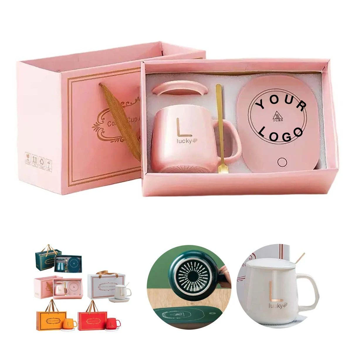 Ceramic Cup Gift Set with Paper Box Package 1
