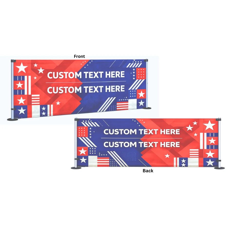 5' Tent Side Rail Double Full Color Dye Sub 1