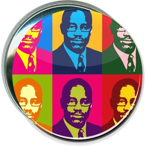 Ben Carson, Andy Warhol, Political Button 1