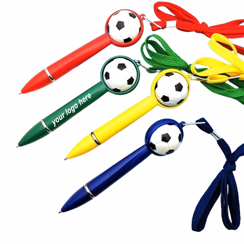 Lanyard Football Shaped Ballpoint Pen