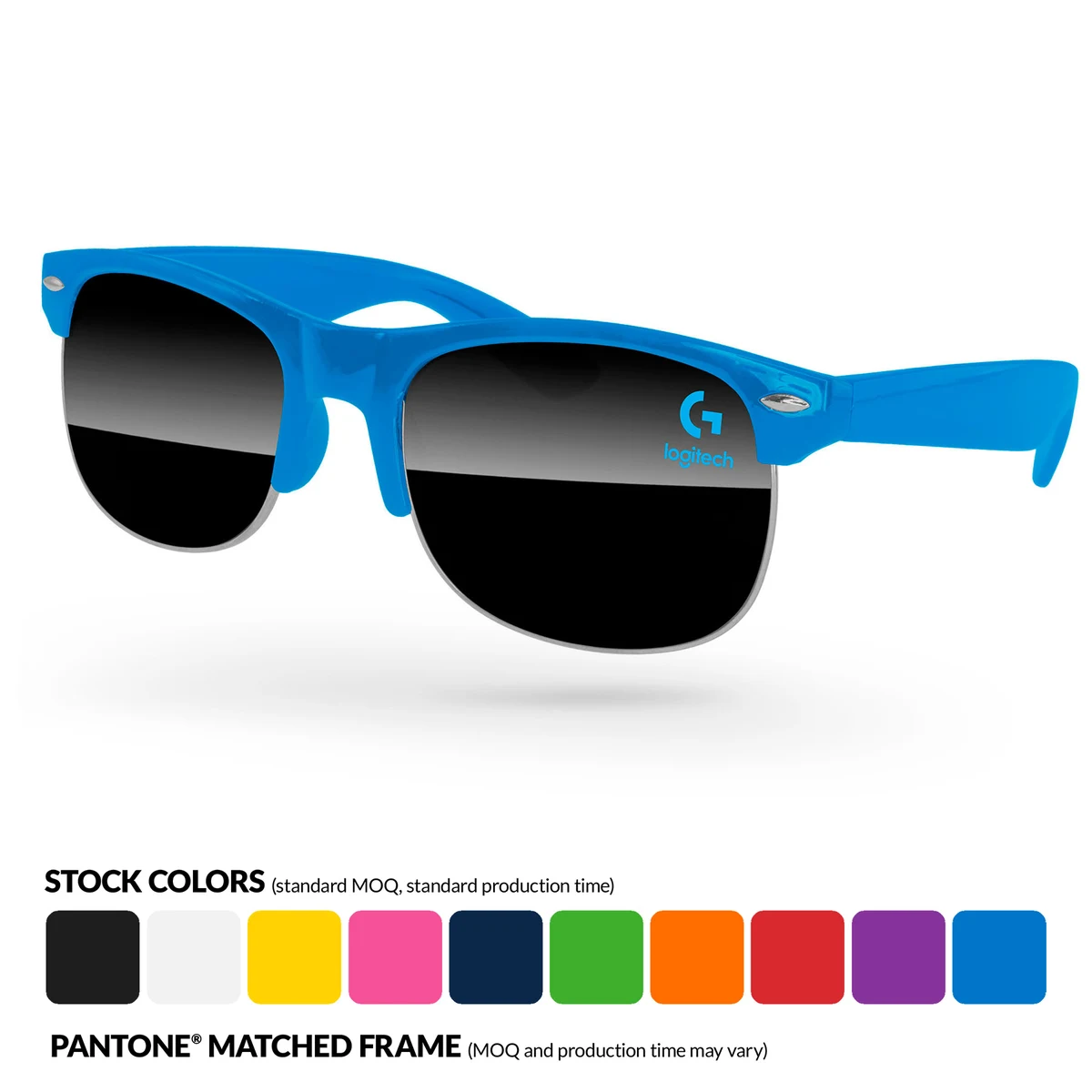 Club Sport Promotional Sunglasses w/ Lens Imprint 1